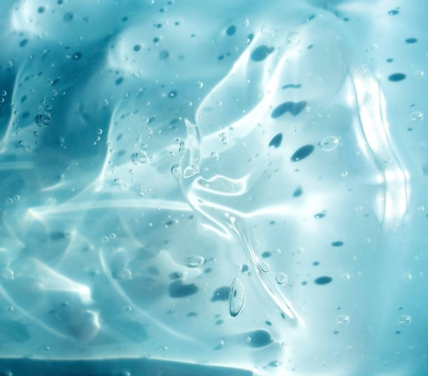 istock texture gel serum on blue background 1398943205