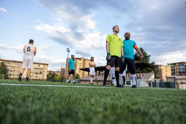 istock Foorball team portrait 1398943822
