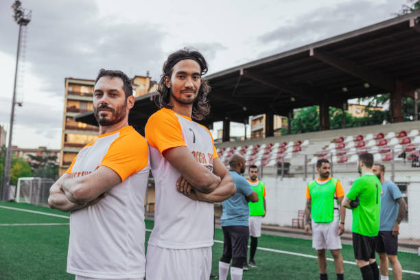 istock Football team portraits 1398944063