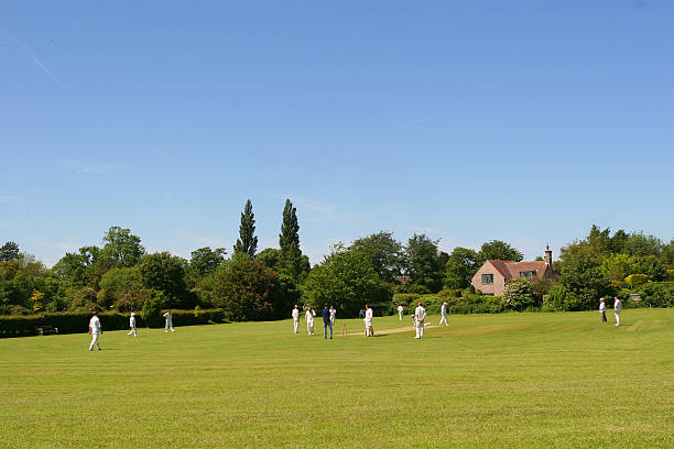 istock Cricket on The Village Green (with space for text) 139894702