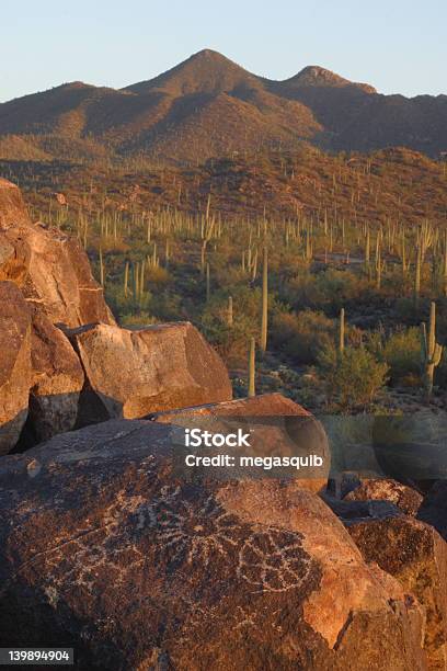 Signal Hill Petrogyphs Stock Photo - Download Image Now - American Culture, Arizona, Art