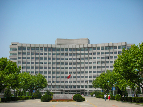 June 2, 2007-Dalian, Liaoning, China: Dalian Maritime University is a top maritime university in China. Here is the campus of the university.