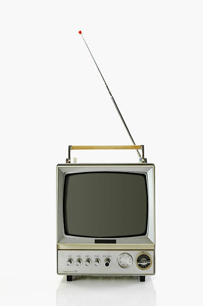 istock Vintage black and white television 139895065