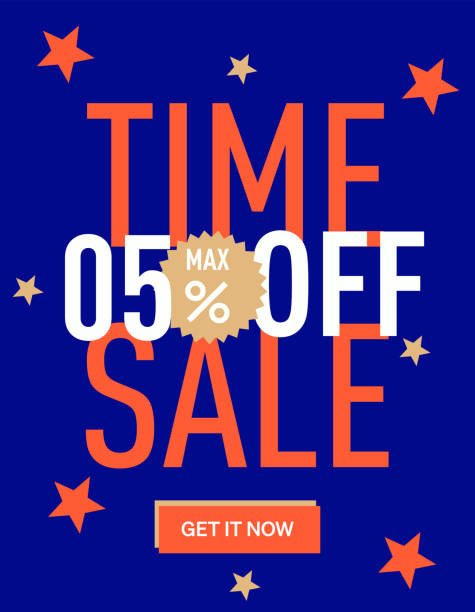 istock Sale Time 5% off. Promotion sale banner template design. 1398951007
