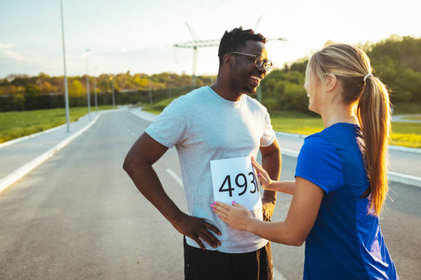 istock Let’s go to the marathon 1398951604
