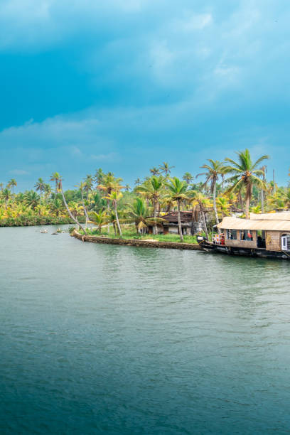 kerala backwaters - kollam foto e immagini stock