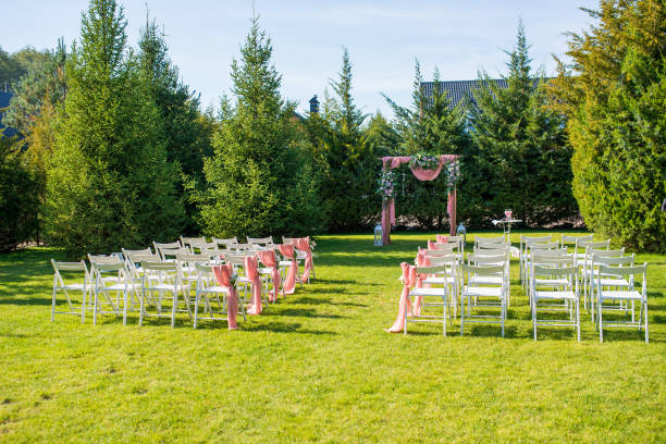 istock prepared place with decorations for the wedding ceremony 1398955536