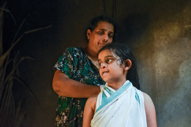 istock mother drying daughters hair 1398955611