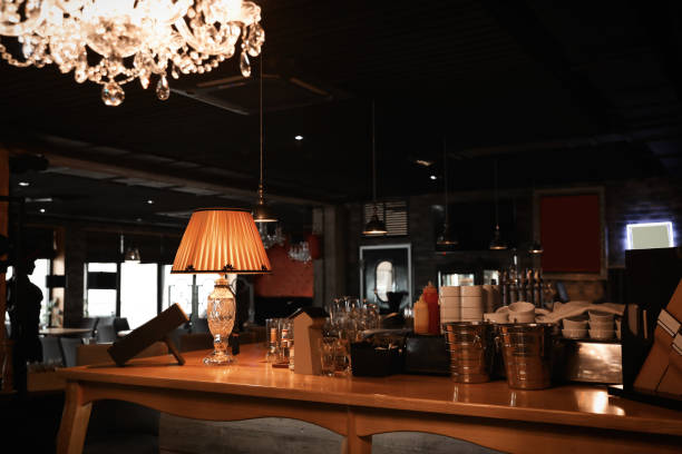 istock View of bar counter in modern cafe 1398955655