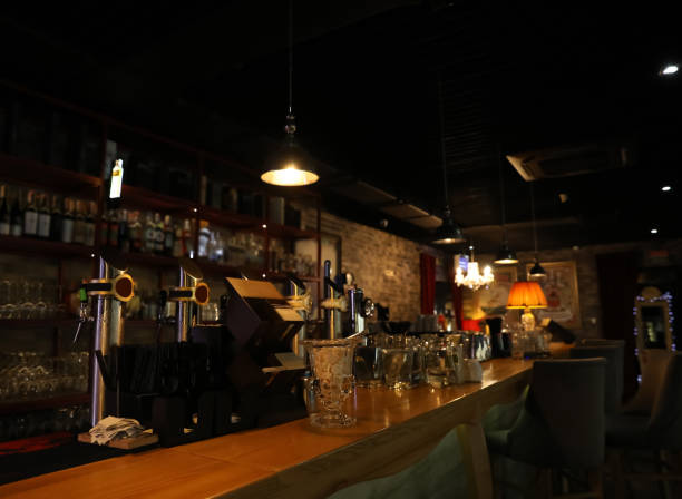 istock View of bar counter in modern cafe 1398955656