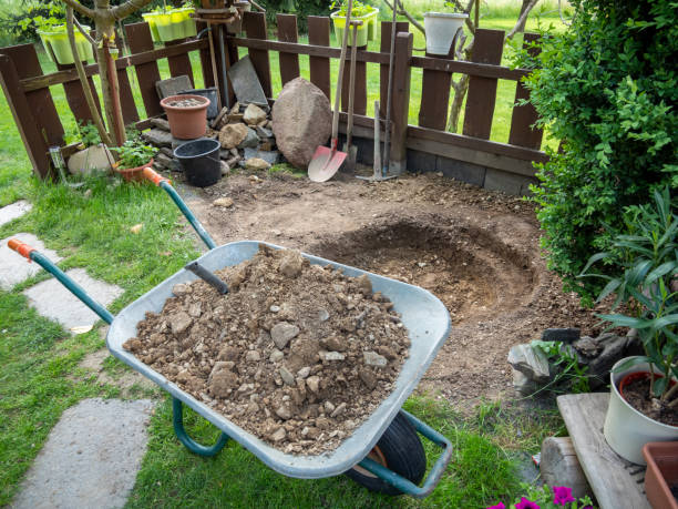 istock Earthworks for the construction of a pond 1398957287