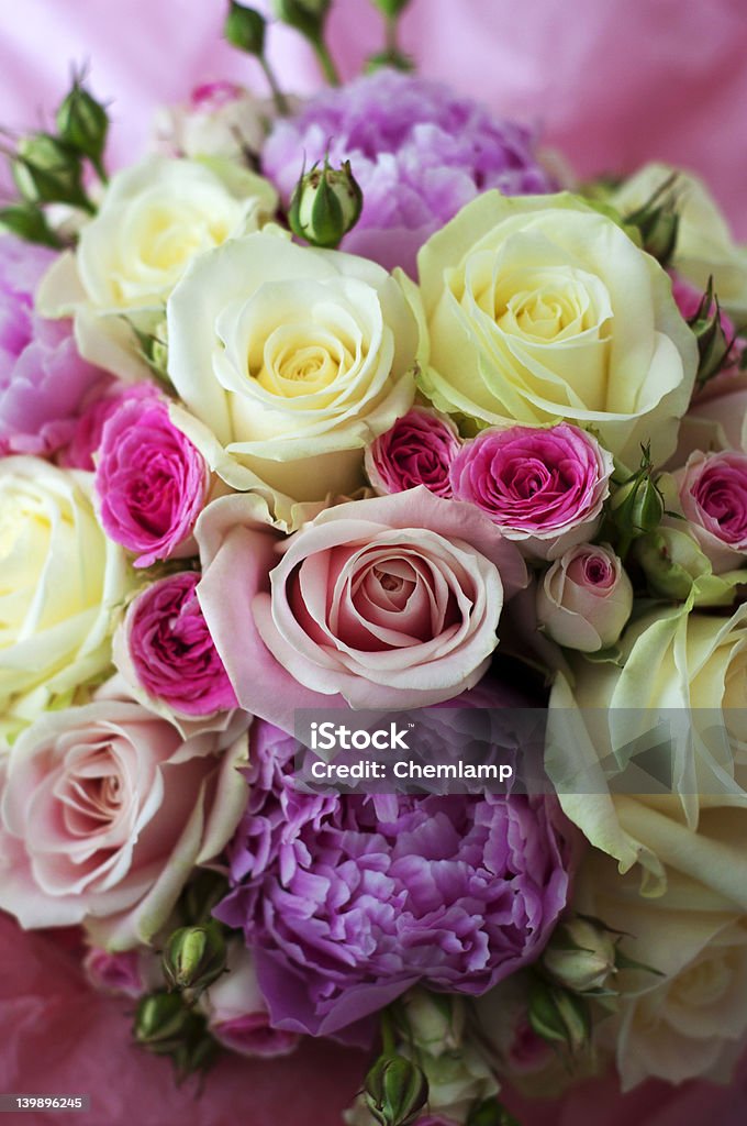 Beautiful bouquet of flowers Beautiful bouquet of flowers ready for the big wedding ceremony Arrangement Stock Photo