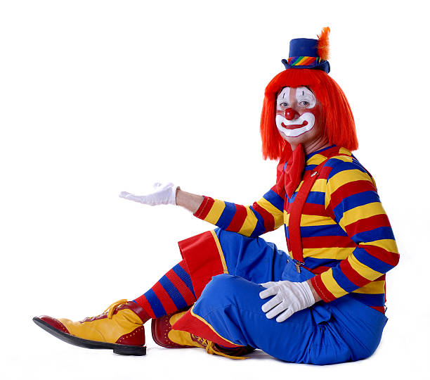 istock Sitting Clown Holding Out His Hand 139896275