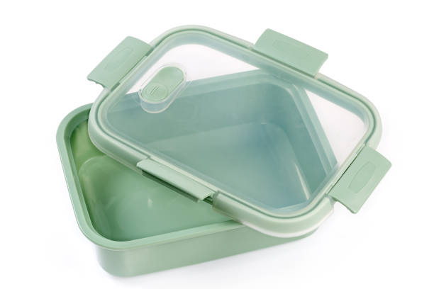 istock Empty food storage container with partly removed transparent lid 1398965750
