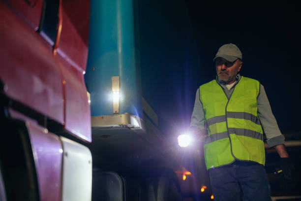 istock Truck inspection and safety before trip 1398965864