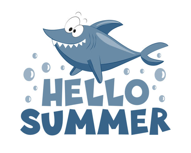 Drawing Of Cool Shark Illustrations, Royalty-Free Vector Graphics & Clip  Art - iStock