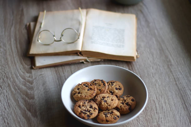 istock Fruit, Cookies, Books and Glasses 1398966985