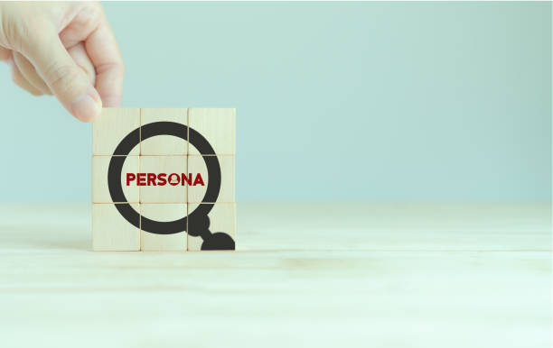 istock Buyer or customer persona concept. Customer psychology profile or characteristics. Personalized marketing. Data analytics for marketing plan. Wood cubes with persona text, magifying glass icons. 1398967220