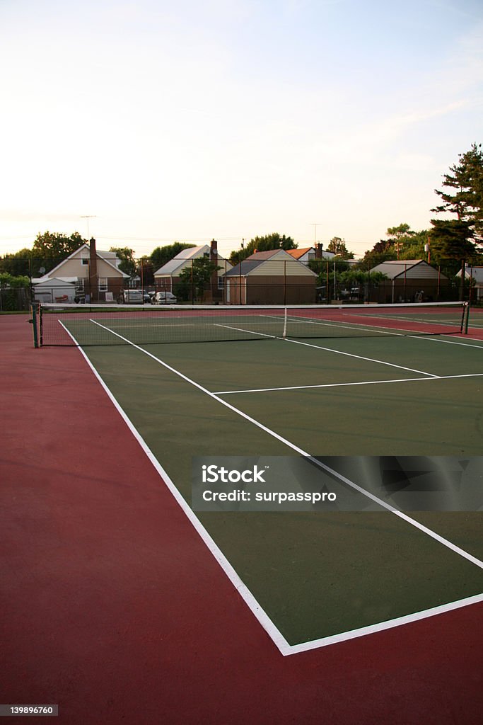 Tennis Tennisplatz - Lizenzfrei Einzellinie Stock-Foto