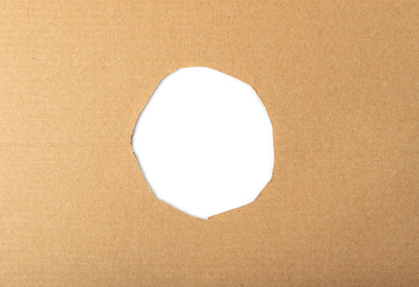 istock Cardboard, Carton, Ripped Kraft Paper, Wrapping Piece 1398972886
