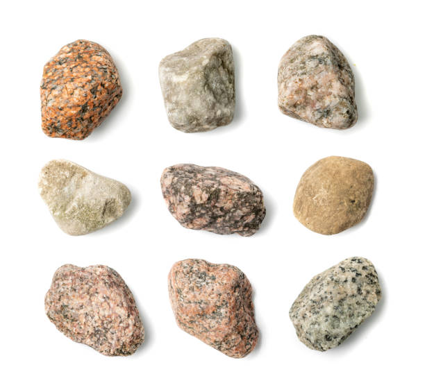 istock Stone Sea Pebbles Isolated 1398973522