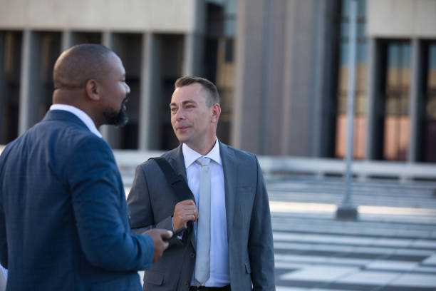 istock Businessmen in the city 1398975067
