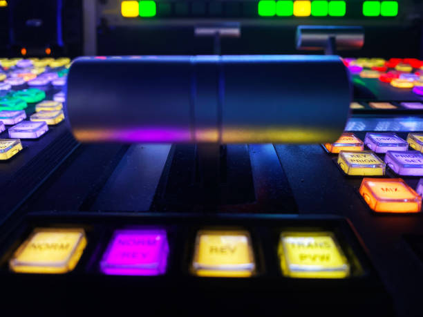 istock Equipment in  broadcasting stock photo 1398978332