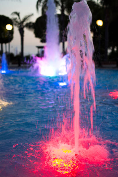 istock Fountains in a park 1398978454