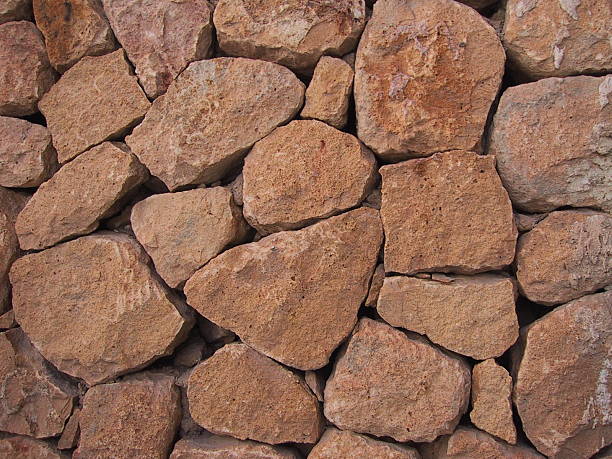 Rock wall stock photo