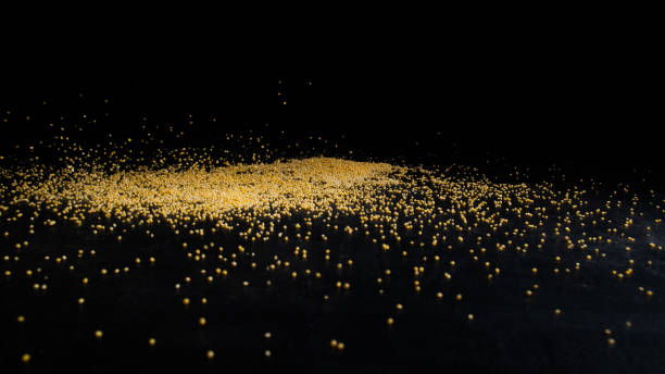 istock Millet grains on a black background . 1398980905