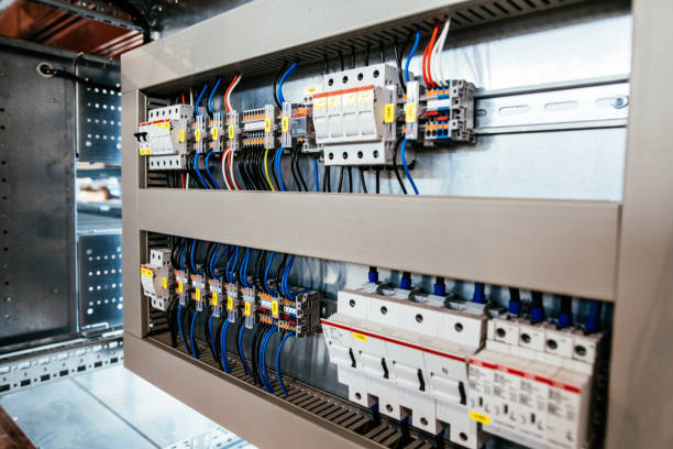istock Fuses and switch boards. Electricity in industry 1398981490