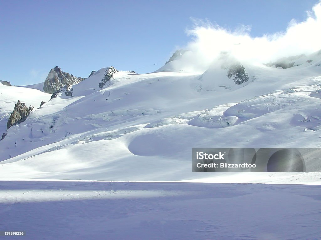 Vallee Blanche 4 - Royalty-free Alpes Europeus Foto de stock