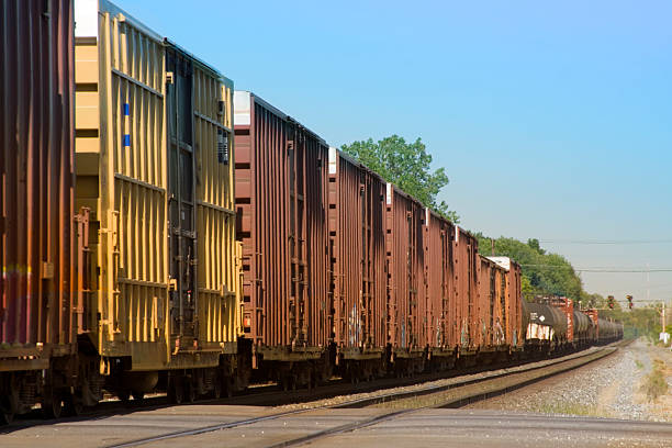 istock Freight Train Cars 139898380
