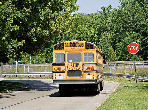 istock School Bus on the Road 139898406