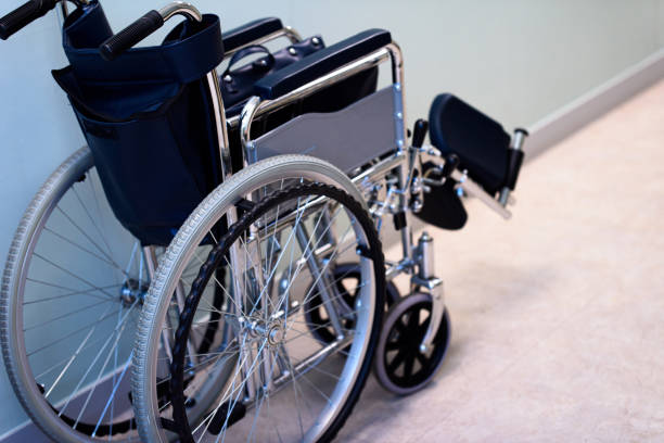istock A wheelchair needed by a sick person who cannot walk 1398987420