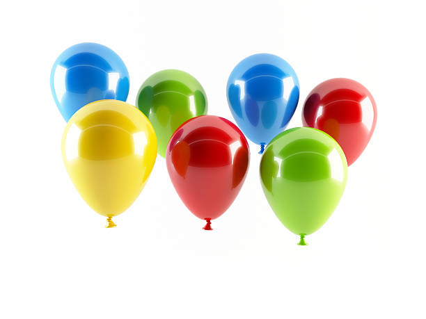 Party balloons stock photo