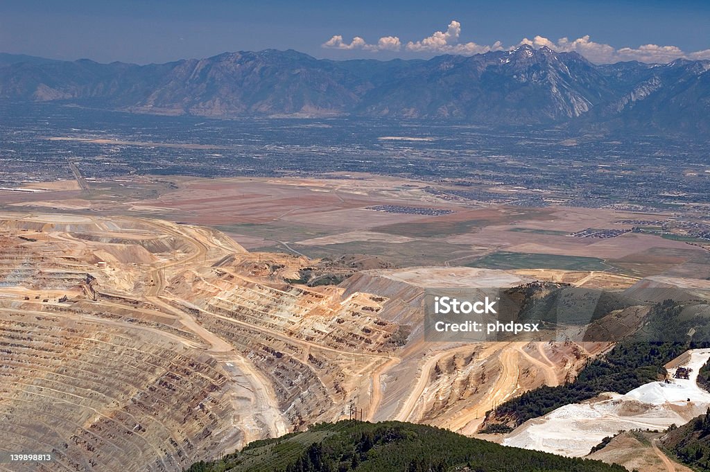 Kennecott abierto pit mina de cobre - Foto de stock de Abierto libre de derechos