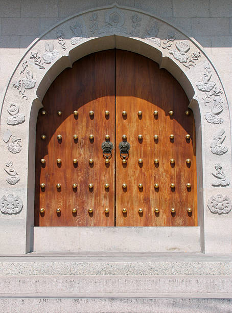 istock Door Handle at Jing An Temple 139898963