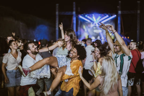 istock Fun on music festival! 1398990895