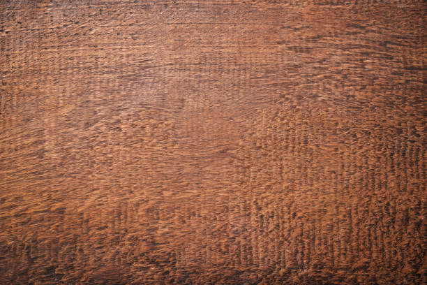 istock Dark wood texture as background, brown table 1398992327