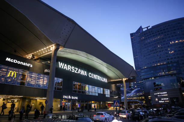 Warszawa Centralna railway station, the main station in downtown Warsaw, Poland.