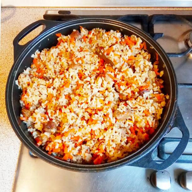 istock Pilaf in Caucasian style 1398996574