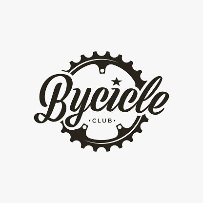 Vintage badge emblem bicycle, bike, bike shop, bike club logo icon vector illustration on white background