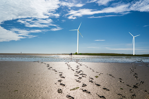 Wind energy in the Wadden Sea on the North Sea