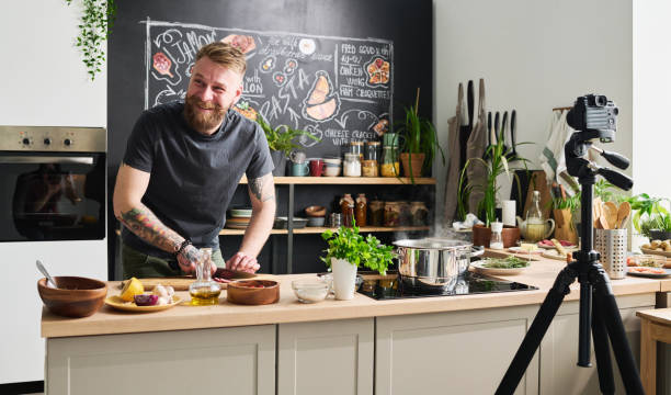 istock Chef Cooking Meal For Food Blog 1398999350