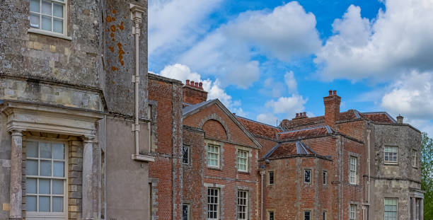 Mottisfont Abbey - a historical priory and country estate in Mottisfont, Hampshire, United Kingdom Mottisfont, Hampshire, United Kingdom -June 9, 2019: Mottisfont Abbey - a historical priory and country estate mottisfont stock pictures, royalty-free photos & images