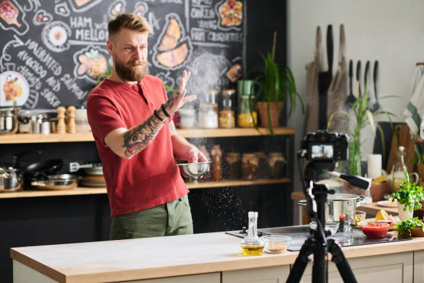istock Chef Throwing Flour In Air 1398999683