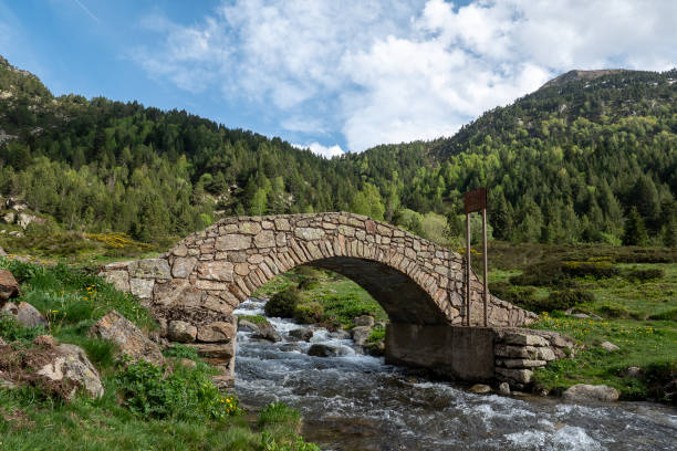 istock Bridge the Vall de Incles in Andorra in spring 2022. 1399003372