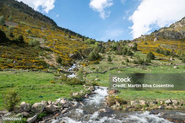Landscape Of The Vall De Incles In Andorra In Spring 2022 Stock Photo - Download Image Now