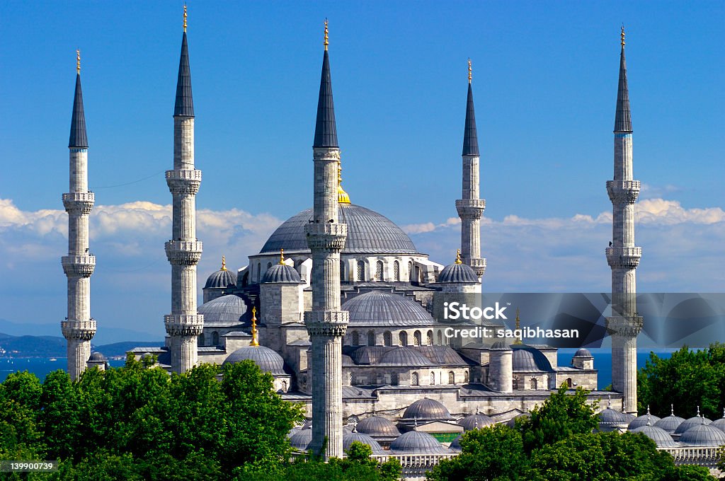 Die Blaue Moschee - Lizenzfrei Allah Stock-Foto